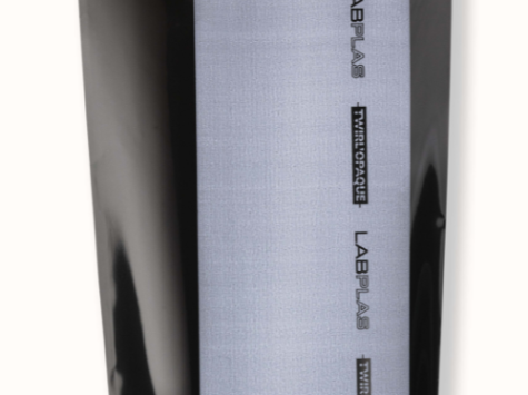 Black resin forming a barrier against light